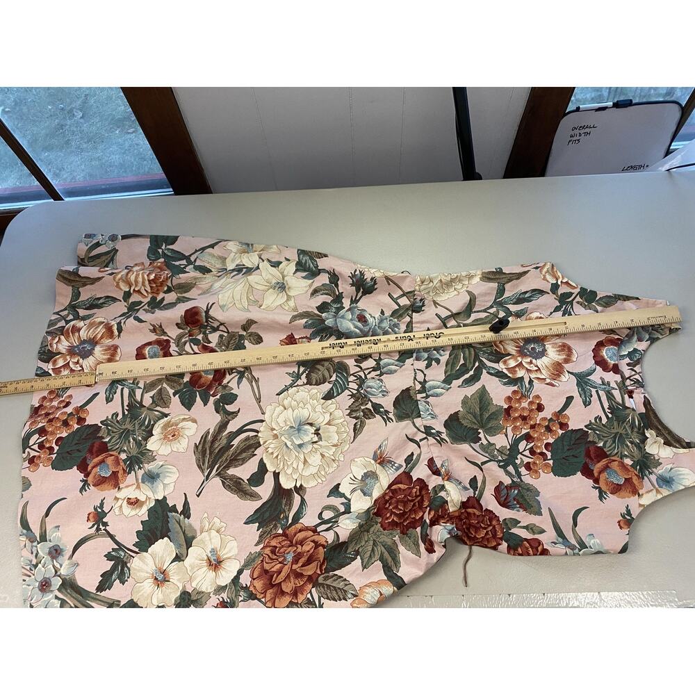 Vtg Sabino Dress Womens Medium Romantic Botanical Floral Cottagecore 80s Pockets - Picture 12 of 16